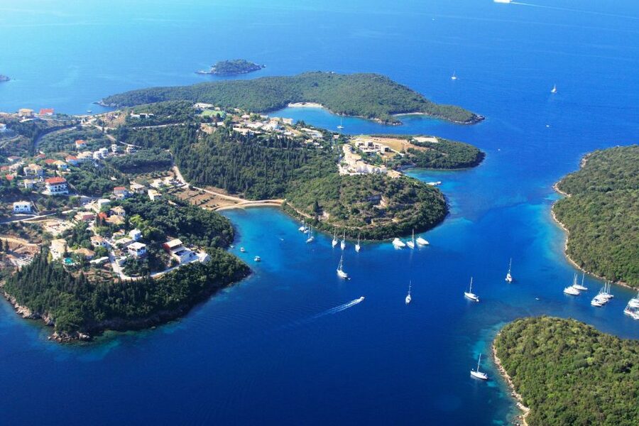 From Lefkimmi: Syvota, Blue Lagoon and Cave Sunset Cruise - Finding your own pace in Sivota village