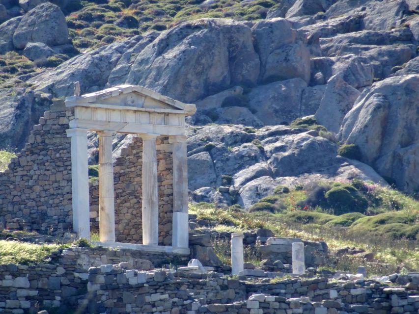 From Mykonos: Ancient Delos Tour - Walking through Ancient Delos with a guide