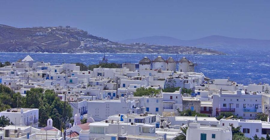 From Naxos: Round day trip to Mykonos Island - Arriving at Mykonos Town and the old harbor