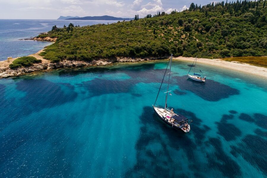 From Nidri: Marine Wildlife Cruise with Lunch and Swim Stops - The underwater caves near Lefkada
