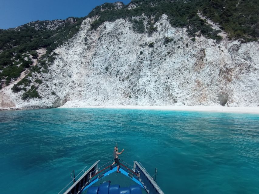 From Nydri: Boat to Kefalonia and Ithaki with Swim Stops - Key points before you book