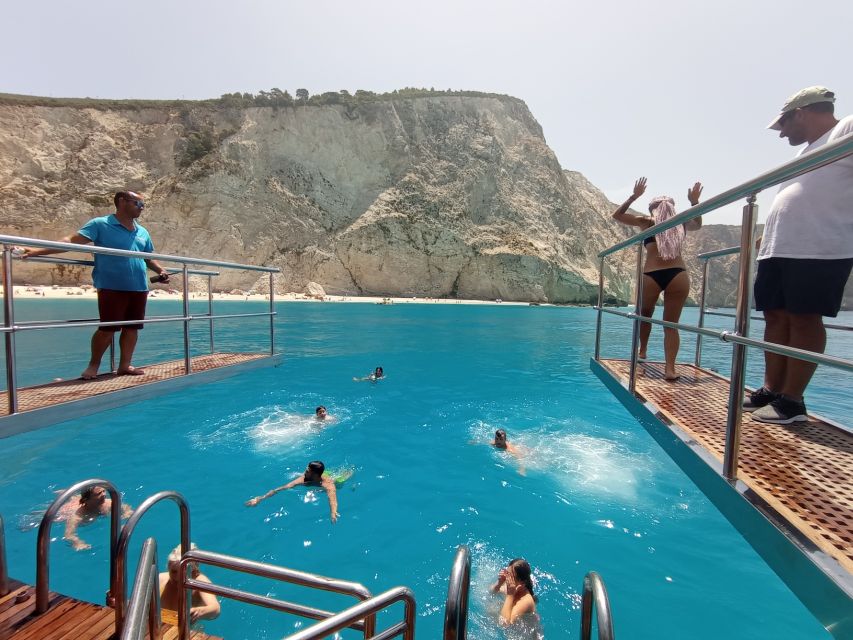 From Nydri: Boat to Kefalonia and Ithaki with Swim Stops - Egremni and Porto Katsiki: famous beaches, short visits