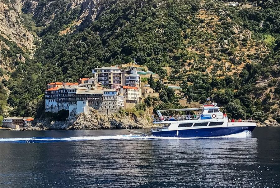 From Ouranoupolis: Cruise to Mount Athos Monasteries - Ancient monasteries viewed from offshore