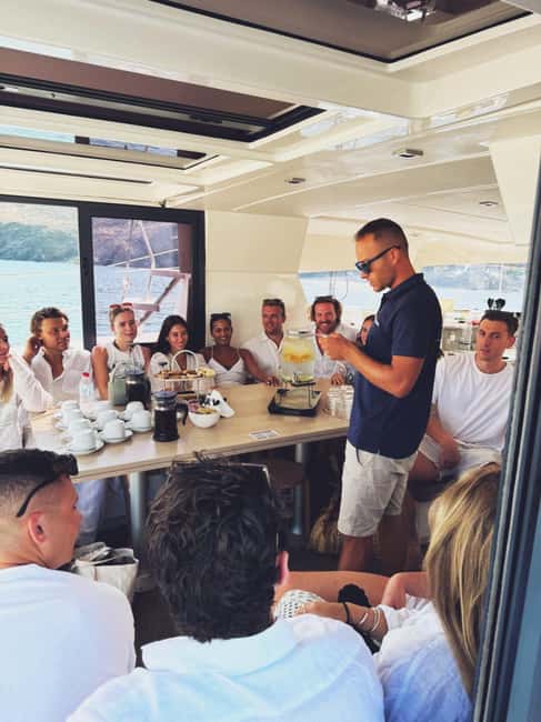 From Panormo: Luxe All-Inclusive Catamaran Cruise with Lunch - Three hours in Bali Bay