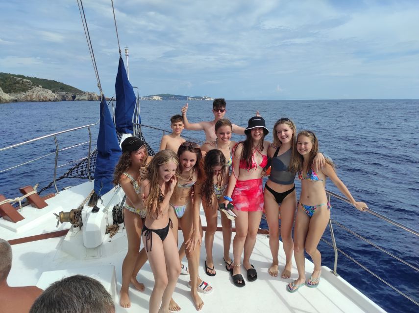 From Parga: Paxos and Antipaxos Cruise with Blue Caves - Swimming near the Blue Caves of western Paxos