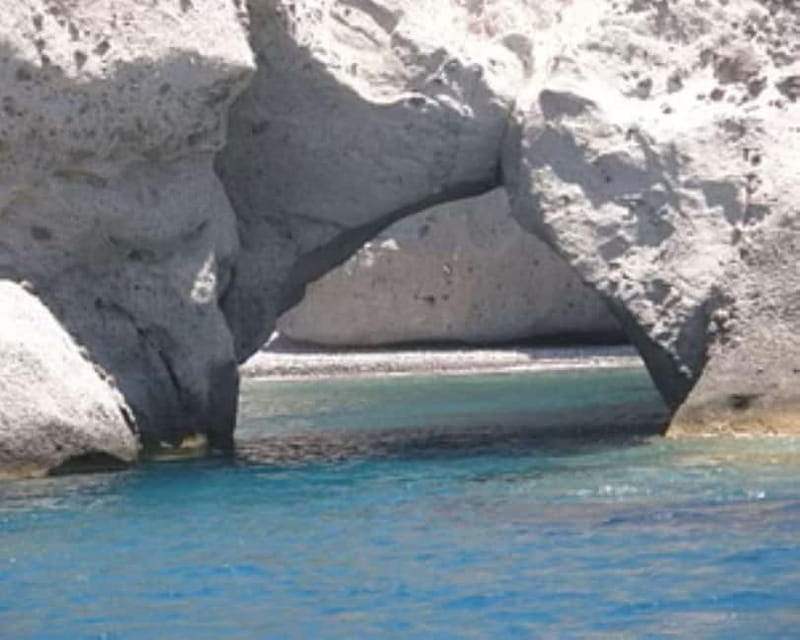 From Paros : Antiparos and Despotiko Full Day Cruise - Sea caves, cliff jumping, and clear water