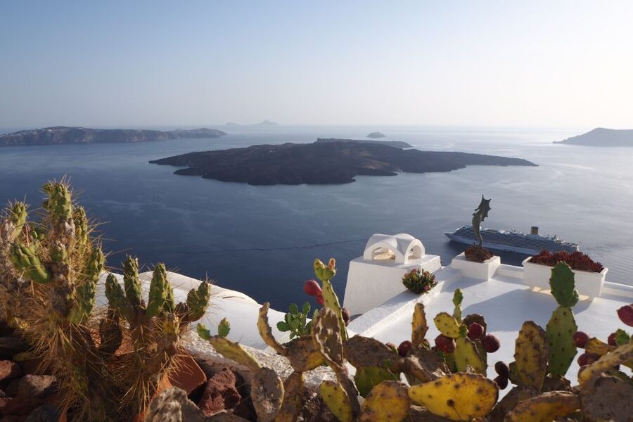 From Paros: Santorini Full-Day Boat Trip - Starting at Piso Livadi Port