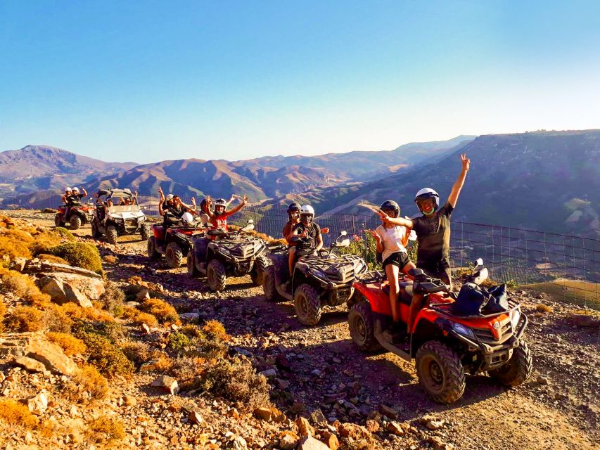 From Rethymno: Half-Day Quad Bike Safari - Café Gidospito above Lake Potami