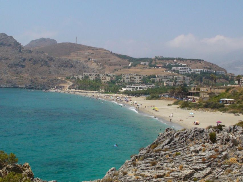 From Rethymno: Kourtaliotiko, Preveli Palm Beach, & Damnoni - Key points at a glance