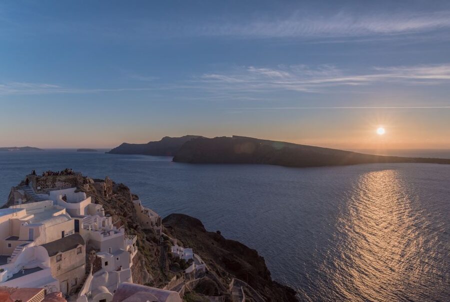 From Rethymno Port: Day Tour to Santorini - Optional volcano and hot springs trip