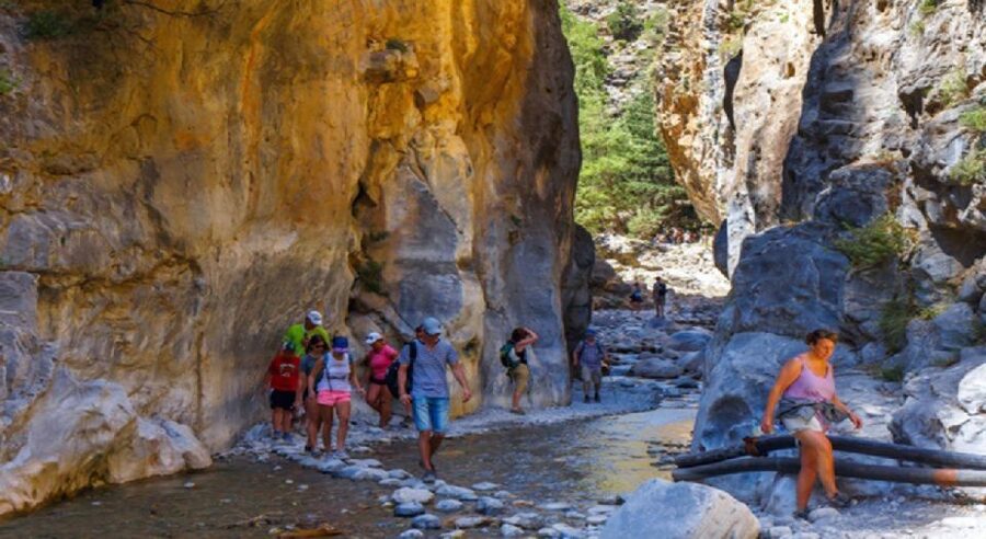 From Rethymno: Samariá Gorge Full-Day Hike - Reaching Agia Roumeli after 16 kilometers