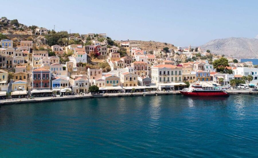 From Rhodes: Cruise to Symi Island and Saint George's Bay - The two-hour ride across the Dodecanese
