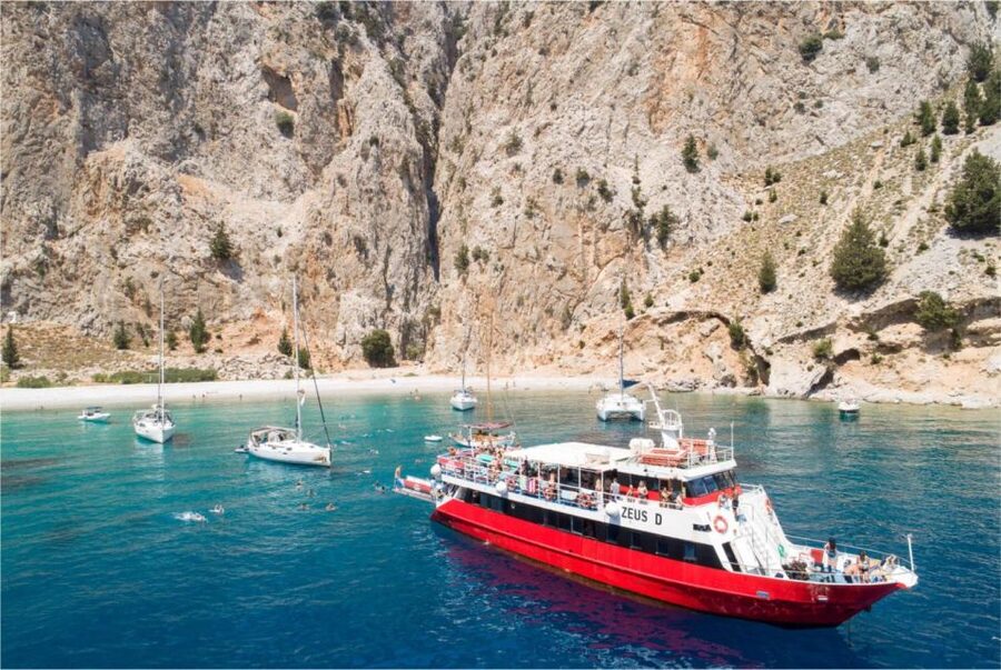 From Rhodes: Cruise to Symi Island and Saint George's Bay - Finding the boat at Mandraki Harbour