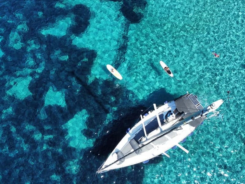From Skiathos Marina: Yacht Sailing Day Trip with Lunch - Lunch at a Small Greek Harbor