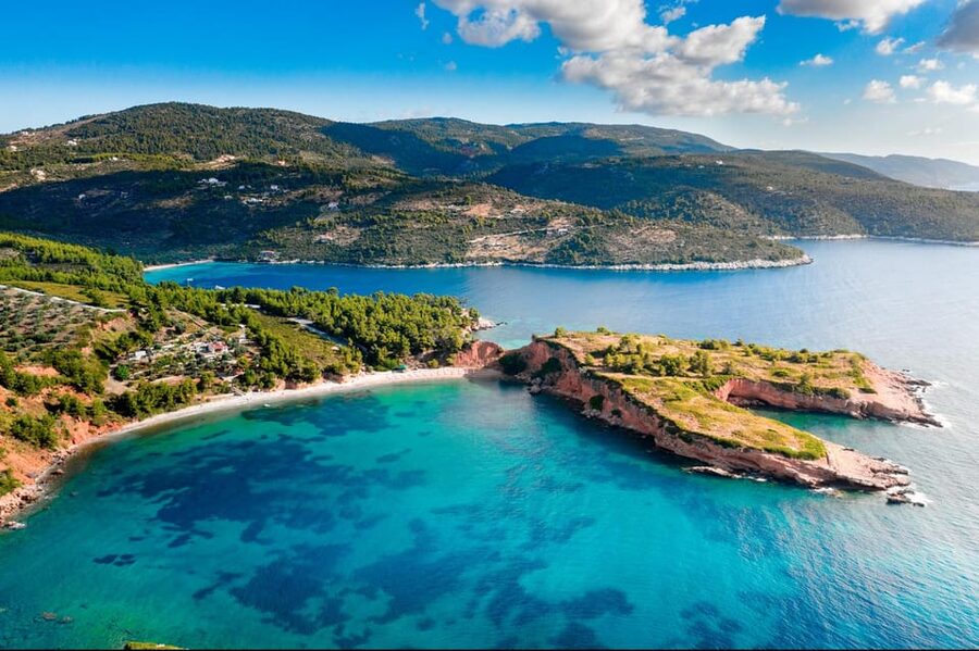 From Skiathos:Skopelos & Alonissos Boat Trip with Highlights - The Marine Park and the Blue Caves