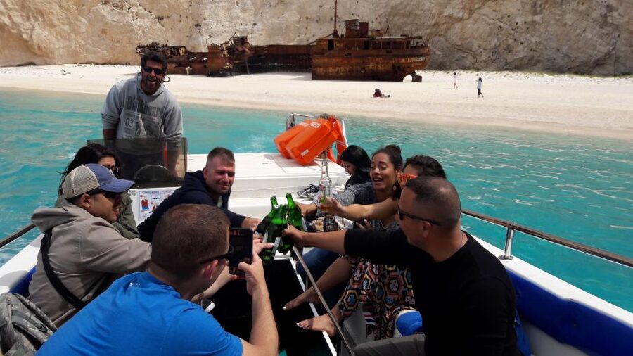 From St.Nikolaos: Boat Cruise to Navagio Beach & Blue Caves - The ride from St Nikolaos to Navagio Beach