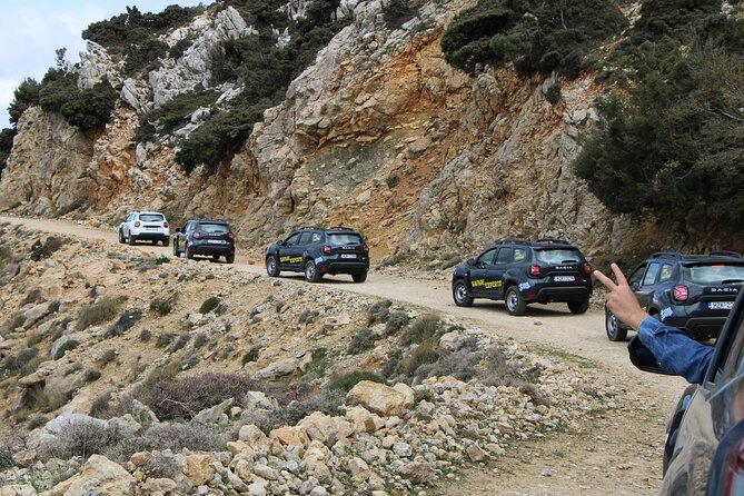 Full Day 4x4 Self-Drive Safari Tour in Crete with BBQ Lunch - Coffee and village lanes in Kastamonitsa