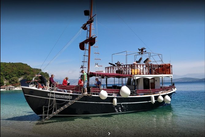 Full Day Boat Trip in Corfu with BBQ - Agios Andreas caves: a short swim before Gouvia