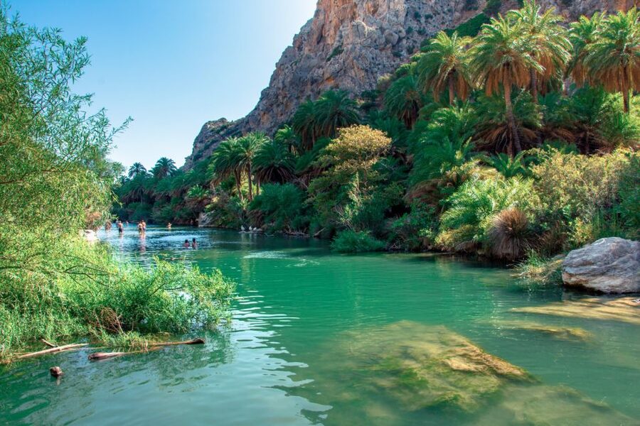 Georgioupolis: Preveli Palm Beach Day Trip by Bus and Boat - Plakias gives the day a useful change of pace