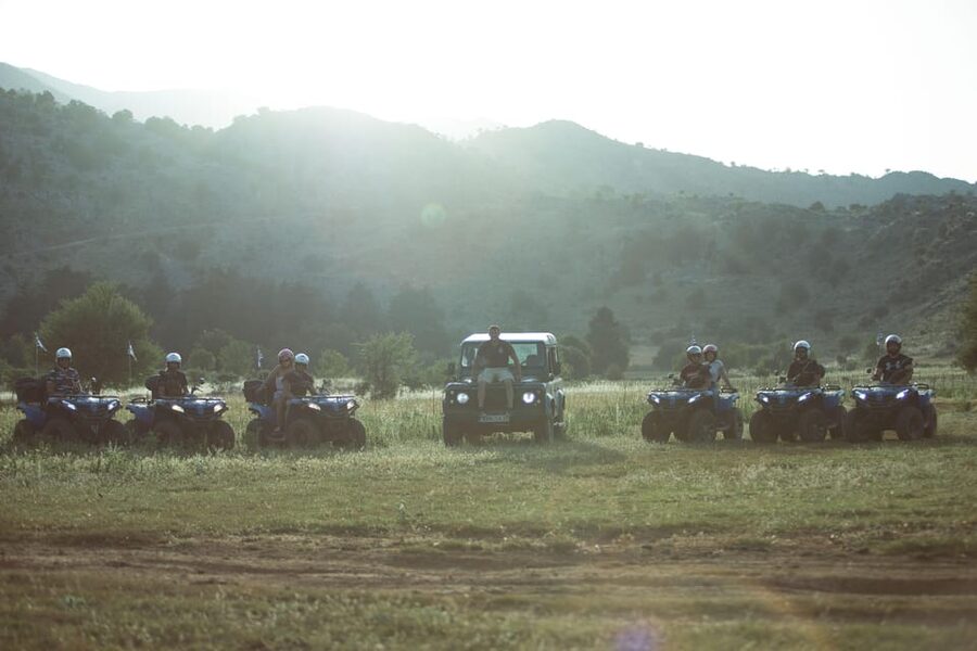 Georgioupolis Quad ATV Safari - Short breaks with water, fruit, and mountain views