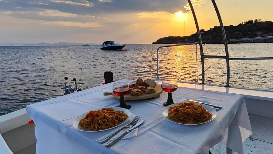 Glyfada Athens : Fishing and Swimming Tour with Lunch - The Greek meal served on board