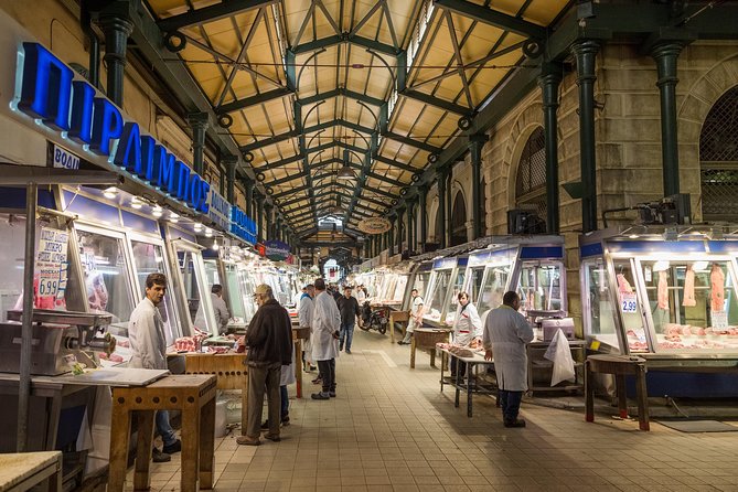 Greek Food Walking Tour in Athens - Inside Varvakios Agora, Athens’ working market