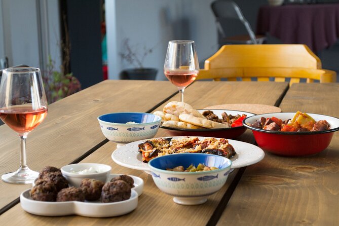 Greek Meze Cooking class and dinner with an Acropolis view - From Evripidou Street to the first recipe