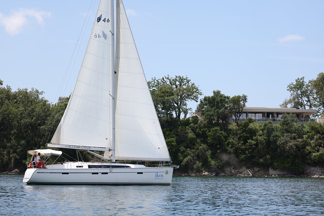 Half Day Cruise on a Sailing Yacht in Corfu Island - Leaving Gouvia Marina for Corfu’s northeast shore