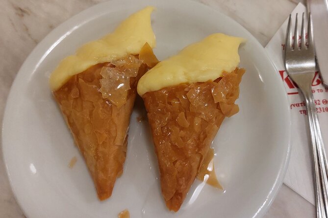 Half Day Food and Walking Tour with Tastings in Thessaloniki - Soutzoukaki and a drink in Valaoritou
