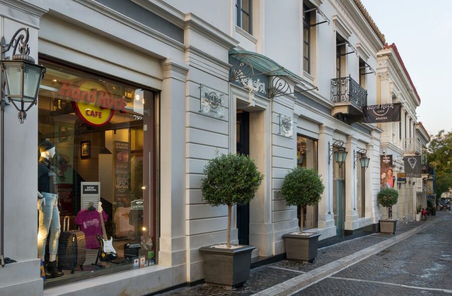 Hard Rock Cafe Athens with Set Menu for Lunch or Dinner - Adrianou Street and the Monastiraki setting