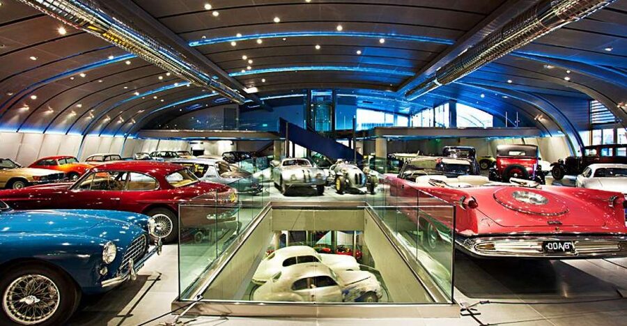 Hellenic Motor Museum Entrance Ticket - The wheel display begins the story