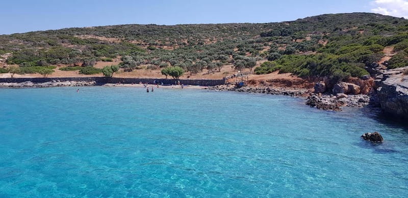 Heraklion Areas : Elounda Boat Trip -The Authentic - Kolokytha Beach and the two-hour swim