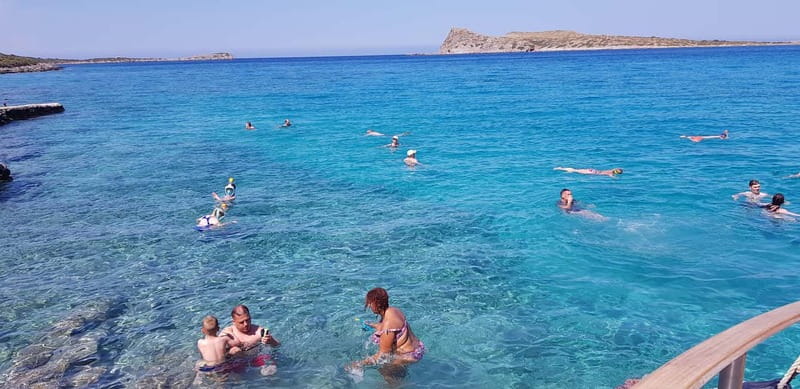 Heraklion Areas : Elounda Boat Trip -The Authentic - Skistra Beach, the quieter final stop