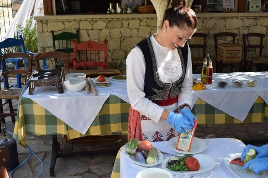 Heraklion: Cretan Cooking Lesson with Lunch in Arolithos - Dietary needs and physical access