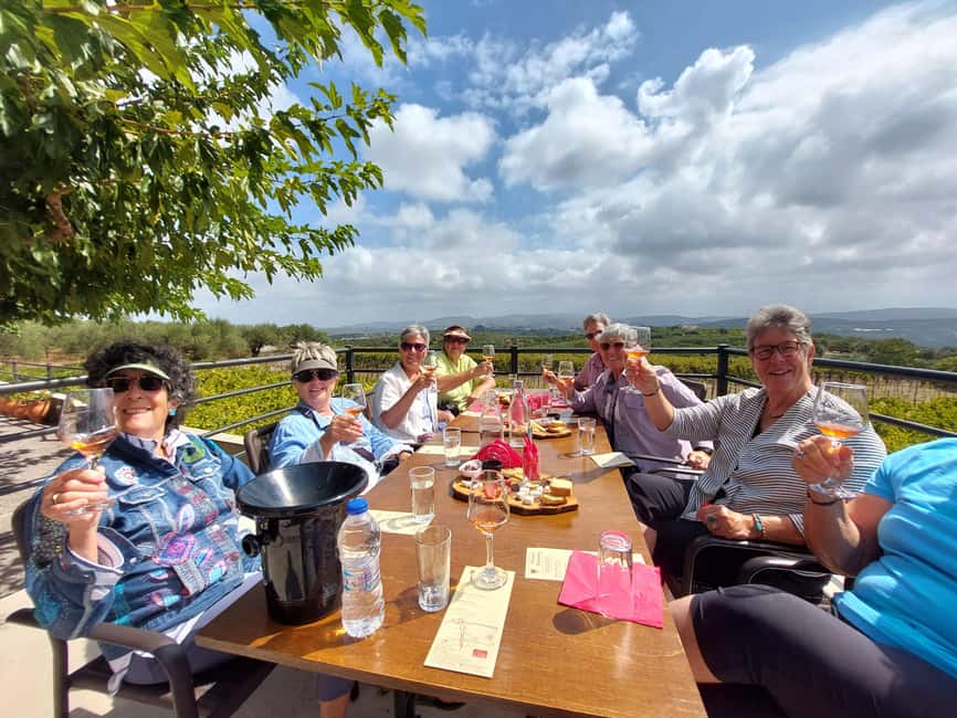 Heraklion: Cretan Wine Tasting Tour & Gourmet Lunch - Comparing two very different wineries