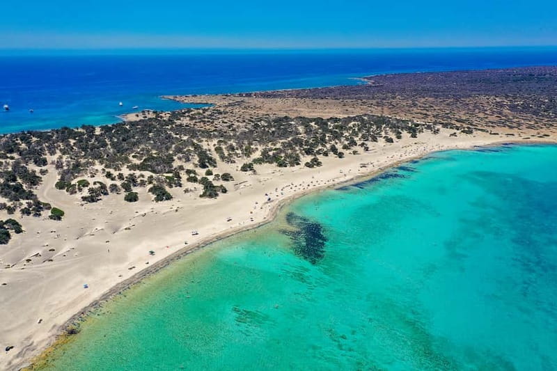 Heraklion:Cruise to Chrissi island natural park with pick up - Sailing toward Chrissi Island