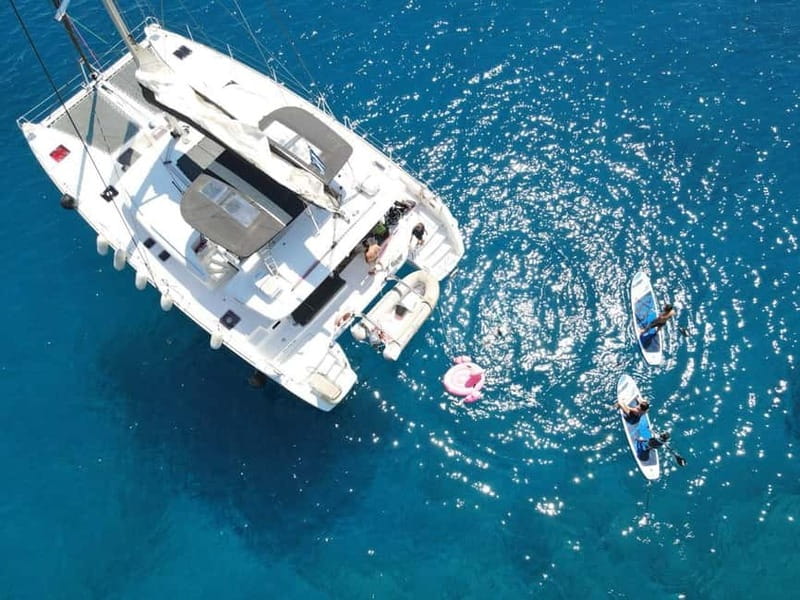 Heraklion: Dia Island Catamaran Cruise with Dinner and Wine - Why Dia Island makes a good swimming stop