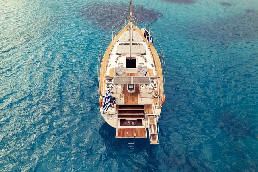 Heraklion: Dia Island Luxury Sailing Trip with Meal & Drinks - Swimming, snorkeling, SUPs, and fishing