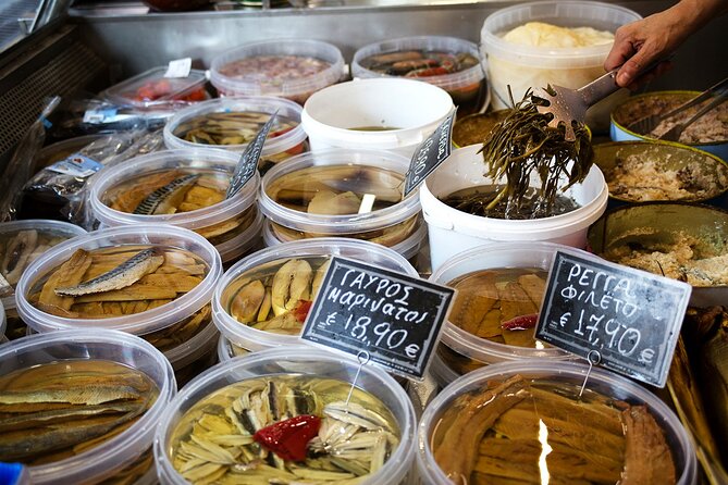 Heraklion Food Stories Walking Tour with 8 local-favorite stops - Meeting Heraklion’s food sellers at the central market