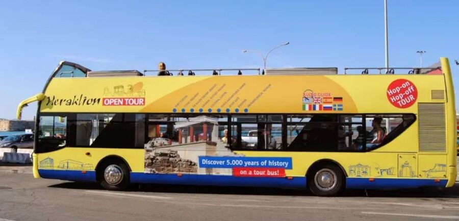 Heraklion: Hop-on Hop-off Open Top Bus Sightseeing Tour - Heraklion’s museums and market area