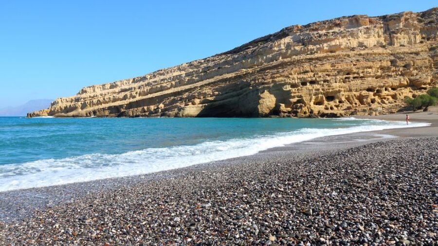 Heraklion: Matala Beach, Hippie Caves & Odigitria Monastery - The scenic ride from Heraklion to the Libyan Sea