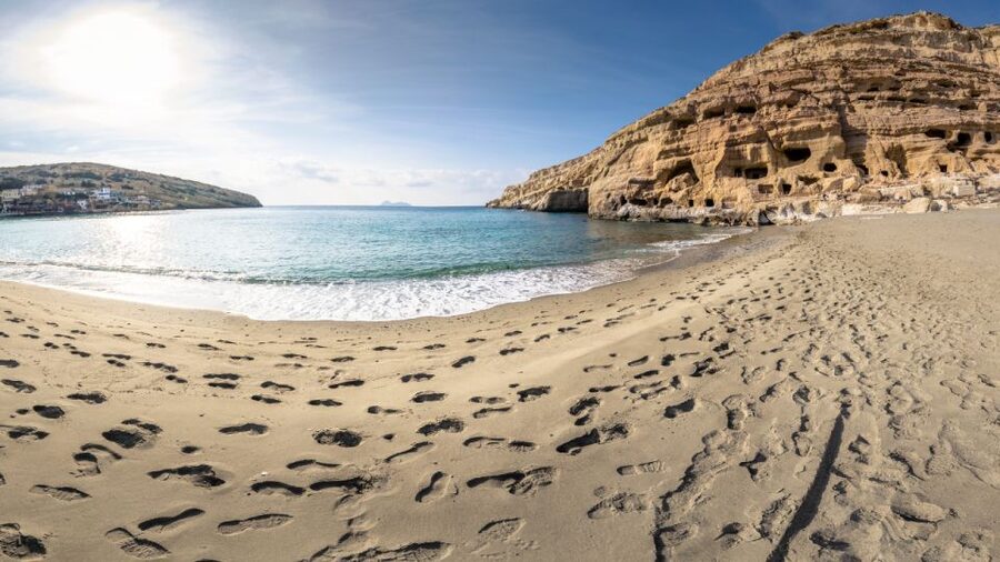 Heraklion: Matala Beach, Hippie Caves & Odigitria Monastery - A note about the historic stop