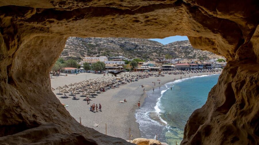 Heraklion: Matala Beach, Hippie Caves & Odigitria Monastery - Is $50 good value for the day?
