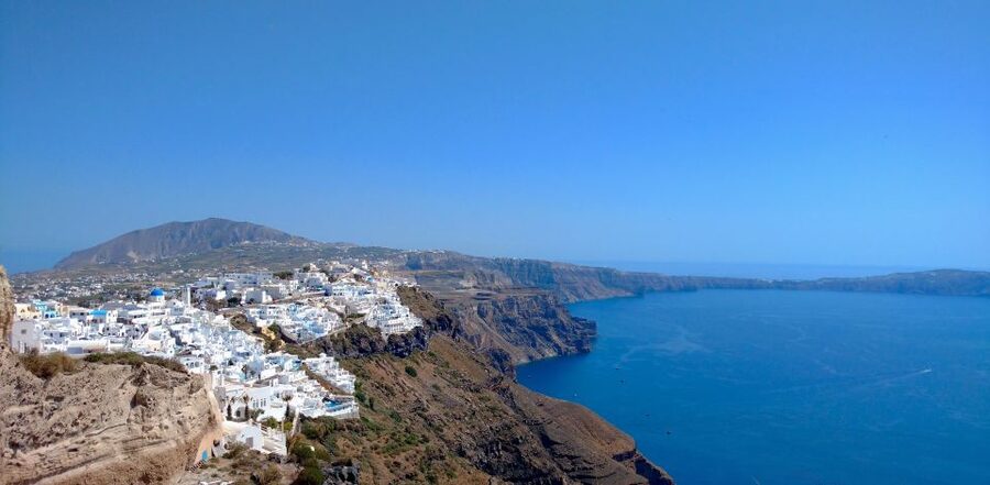 Heraklion or Ag Nikolaos: Oia & Fira Full-Day Santorini Trip - Fira: two hours above the caldera