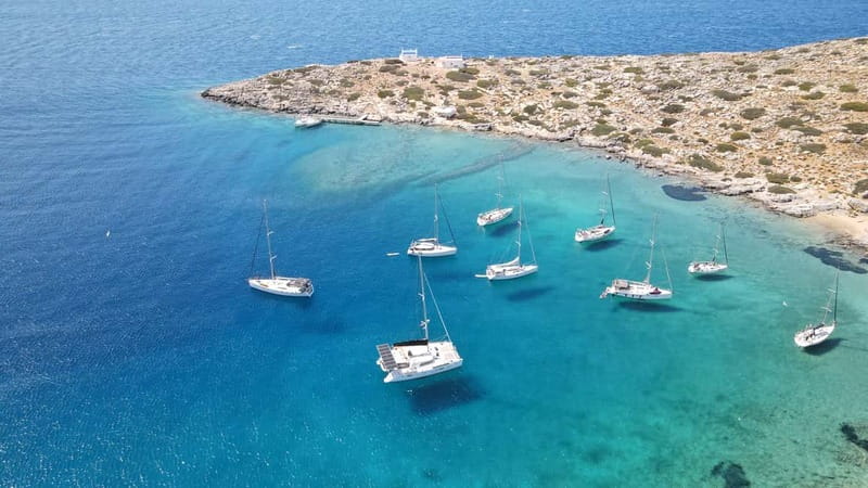 Heraklion: Sailing Trip to Dia Island with Lunch & Swimming - Three hours in Saint George Bay