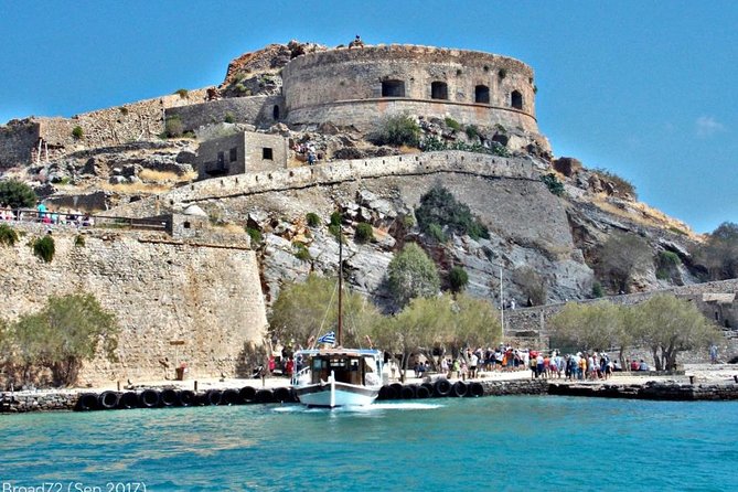Heraklion : Spinalonga, Agios Nikolaos , Elounda Boat Tour & BBQ - Coach transport and the real length of the day