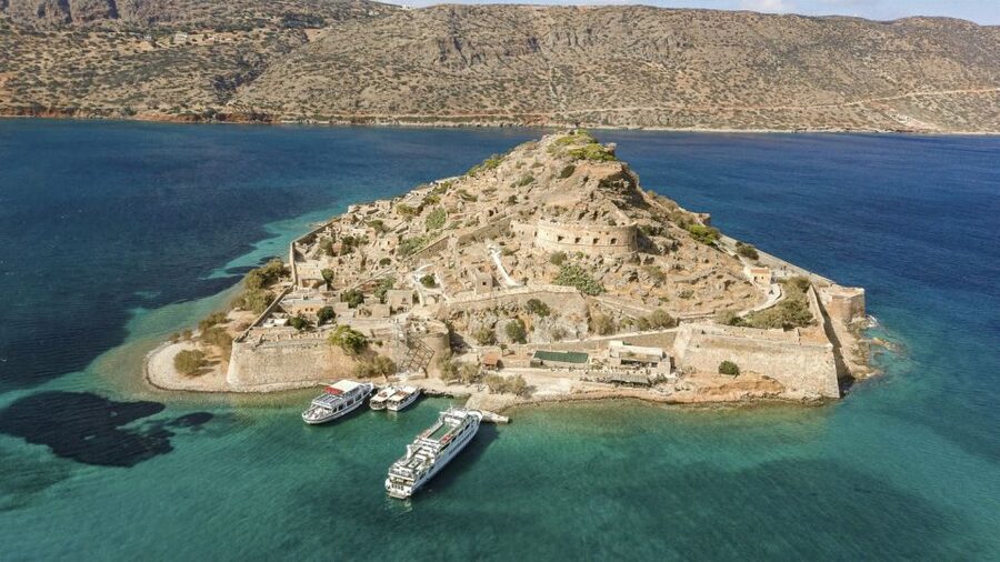 Heraklion: Spinalonga, Agios Nikolaos, Elounda & Plaka Tour - Kolokytha Bay and the onboard meal