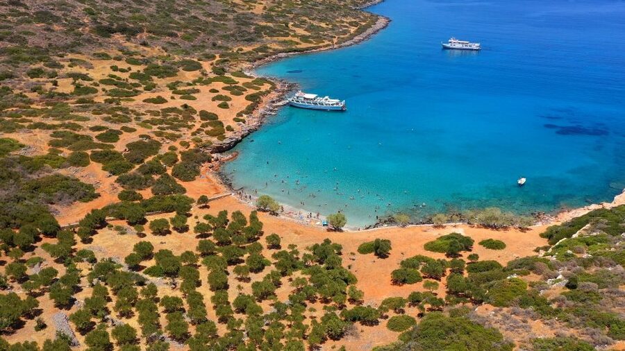 Heraklion: Spinalonga and Agios Nikolaos Cruise with Lunch - Lunch and swimming at Kolokytha Bay