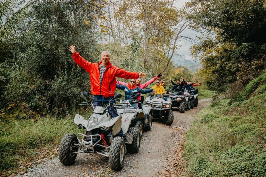 Hersonissos: ATV Quad Bike Safari in the Mountains of Crete - Leaving Hersonissos for the hills