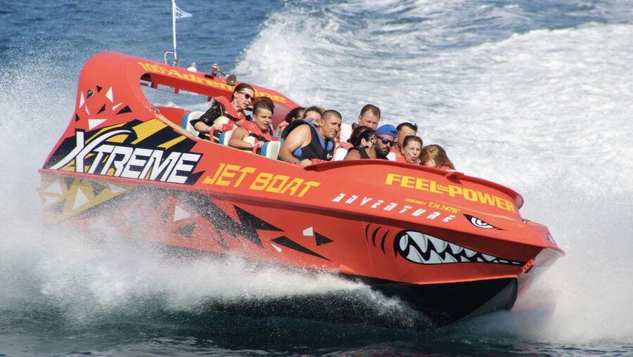 Hersonissos: Jet Boat Tour with Snorkeling - Saint George’s Bay, the payoff after the speed